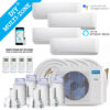DIY 36,000 BTU 3 Ton 4-Zone Ductless Mini-Split Air Conditioner and Heat Pump Condenser - 230V/60Hz - Image 8