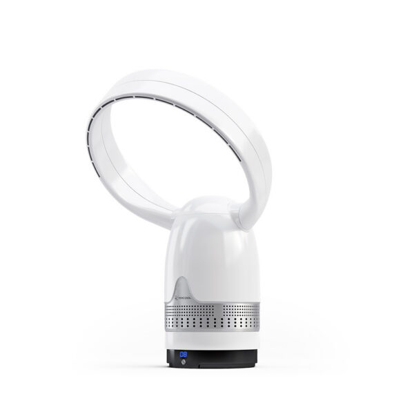 MRBREEZE Silver Circle Bladeless Fan and Air Purifier - Image 4