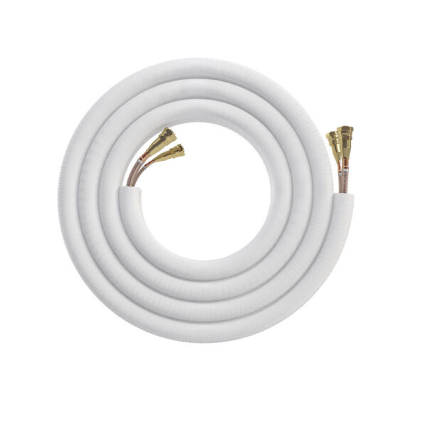 25 FT Pre-Charged 3/8" x 3/4" MRCOOL No-Vac Quick Connect Line Set - Image 1