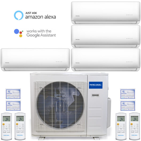Olympus 9,000 BTU 3/4 Ton Ductless Mini-Split Wall Mounted Air Handler - 230V/60Hz - Image 2