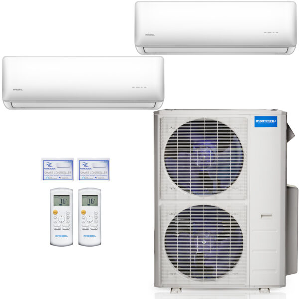 Olympus 24,000 BTU 2 Ton Ductless Mini-Split Wall Mounted Air Handler - 230V/60Hz - Image 1