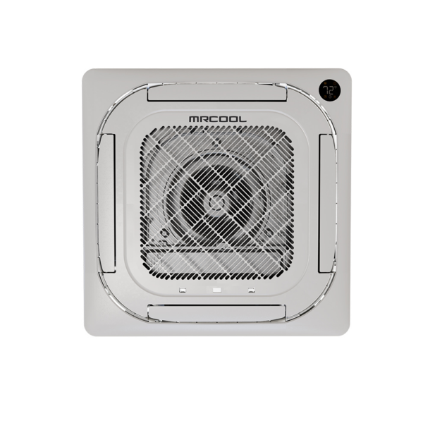 Olympus 9,000 BTU 3/4 Ton Ductless Mini-Split Ceiling Cassette with Panel - 230V/60Hz - Image 1